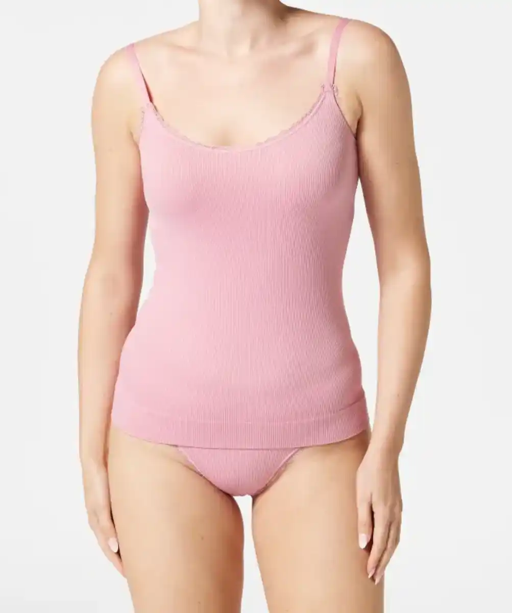 Bild 1 von Geripptes Top, altrosa