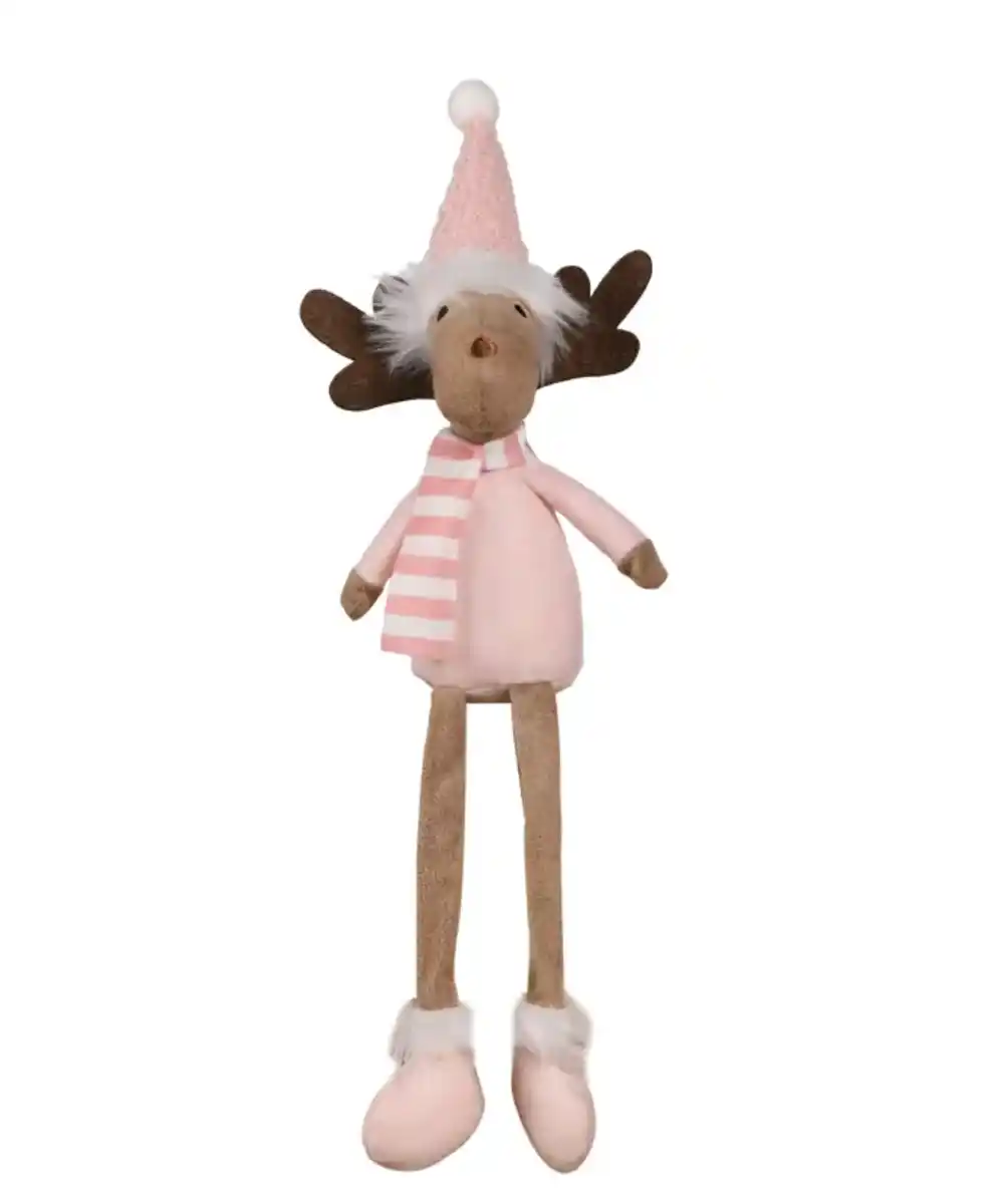 Bild 1 von Deko-Rentier Weihnachten, rosa