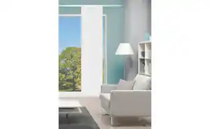 HOME Wohnideen Flächenvorhang Panello weiß uni