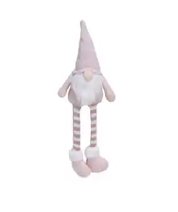 Deko-Wichtel Weihnachten, rosa