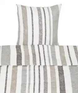 Flanell-Bettwäsche, grau