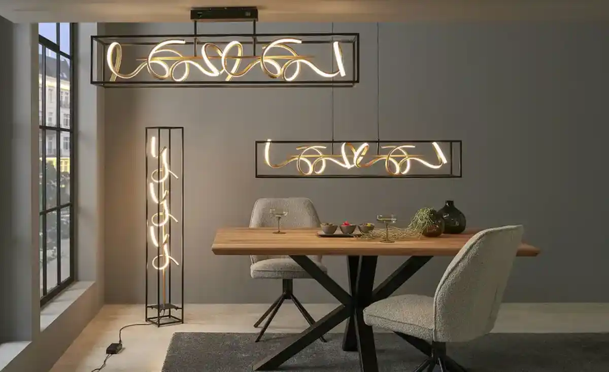 Bild 3 von Paul Neuhaus LED-Deckenleuchte schwarz/goldfarben Selina