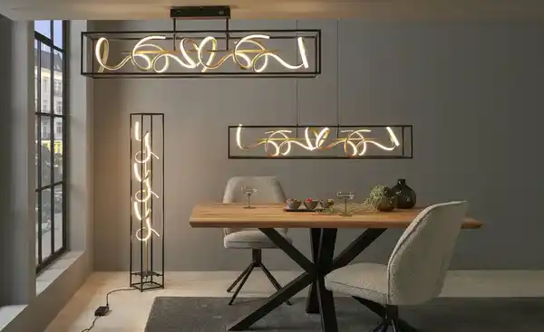 Bild 3 von Paul Neuhaus LED-Deckenleuchte schwarz/goldfarben Selina