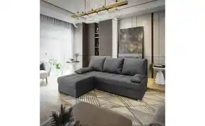 MASSENO Ecksofa mit Schlaffunktion Rita