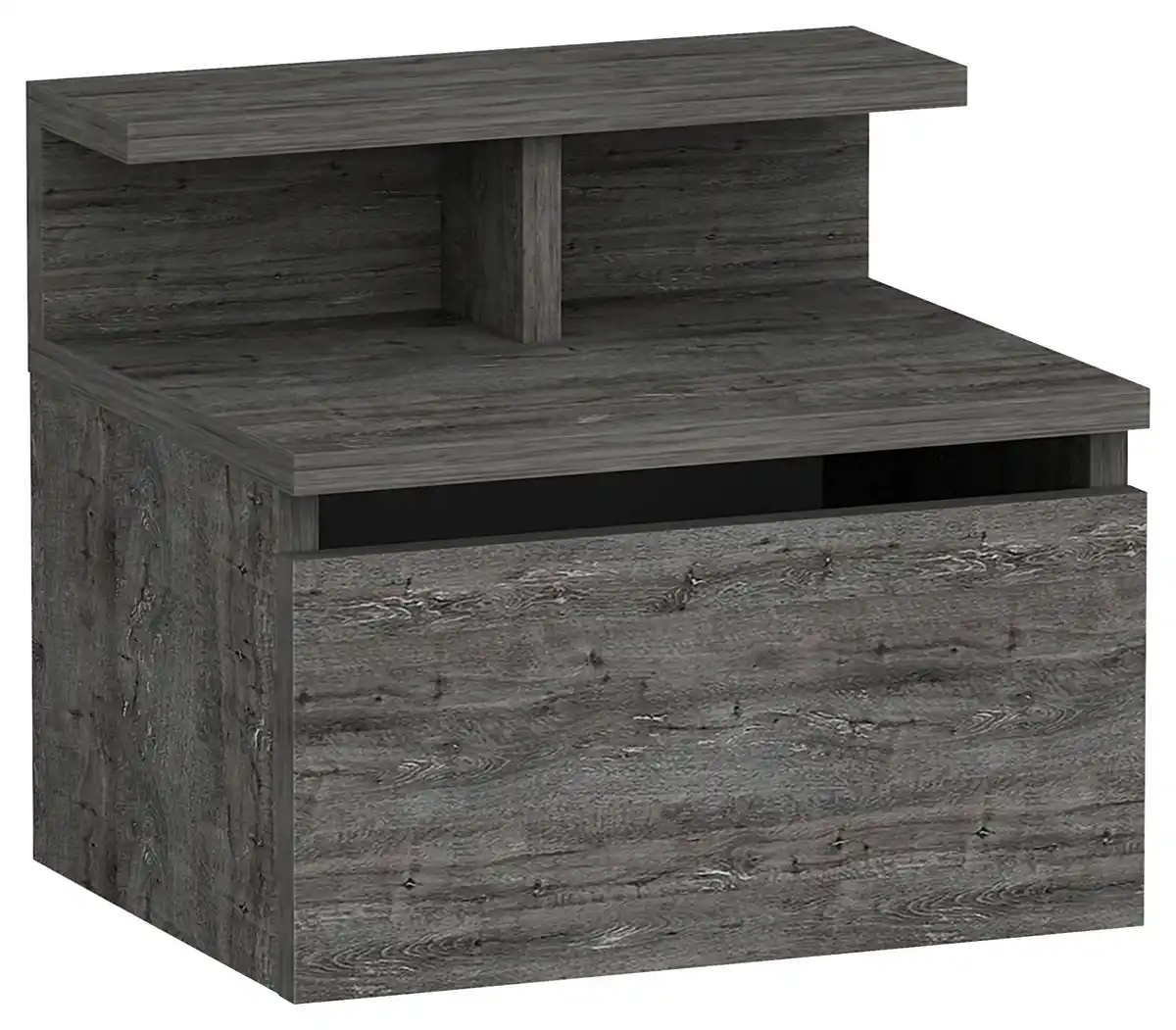 Bild 1 von Nachttisch Hades ca. 39,8x35x31,6cm Graphitfarben, Graphitfarben