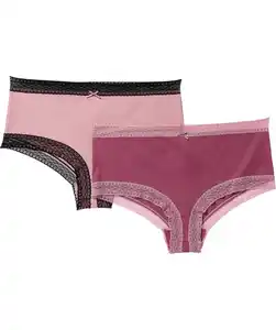 Gerippte Pantys, altrosa