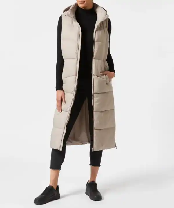 Bild 1 von Lange Steppweste, naturfarben