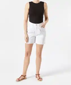 Bermuda-Shorts, weiß