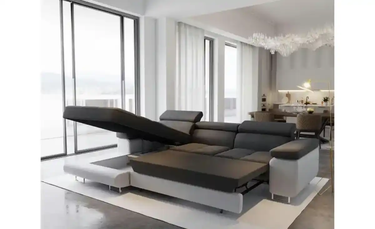 Bild 2 von MASSENO Ecksofa mit Schlaffunktion Elma