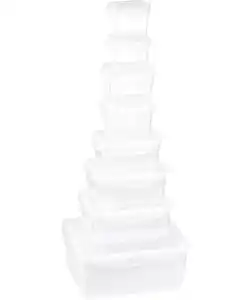 Transparente Vorratsdosen, transparent