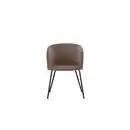 Bild 1 von Livetastic Stuhl, Braun, Schwarz, Metall, Textil, 55x78x55 cm, Esszimmer, Stühle, Esszimmerstühle, Vierfußstühle