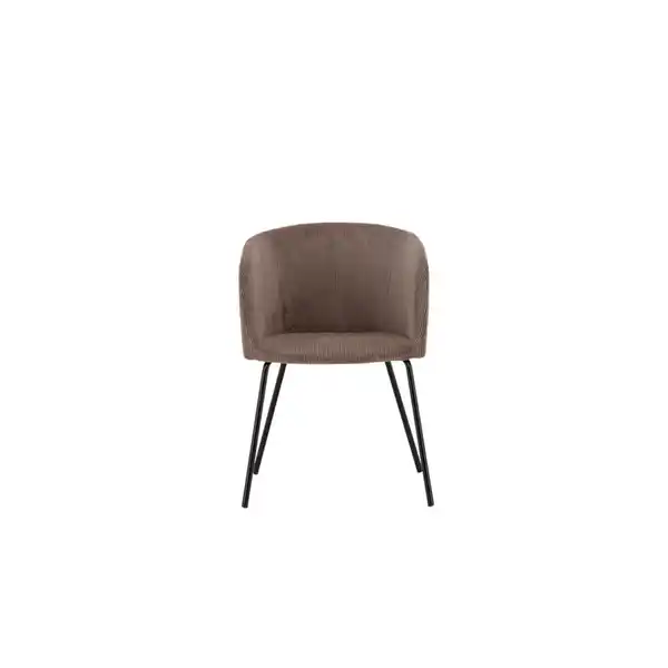 Bild 1 von Livetastic Stuhl, Braun, Schwarz, Metall, Textil, 55x78x55 cm, Esszimmer, Stühle, Esszimmerstühle, Vierfußstühle