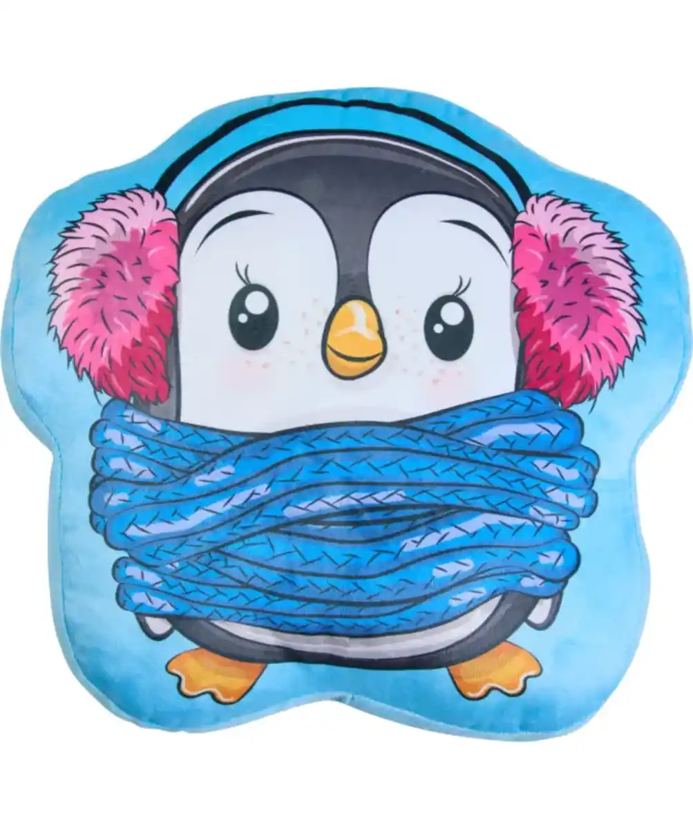 Bild 1 von Formkissen Weihnachten, blau bedruckt