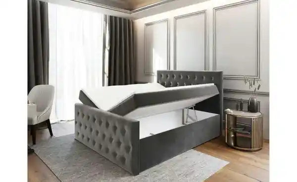 Bild 3 von MASSENO Boxbett mit Bettkasten Fondi