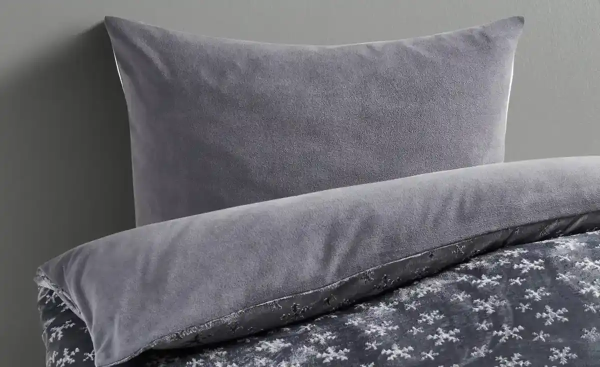 Bild 4 von levelone Plüsch-Bettwäsche Schneeflocken