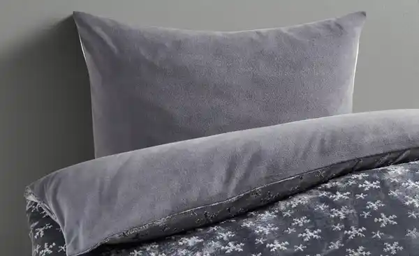 Bild 4 von levelone Plüsch-Bettwäsche Schneeflocken