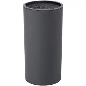 Messerblock Qdesign, Schwarz, Kunststoff, 22 cm, PFOA-frei, Kochen, Küchenmesser, Messersets