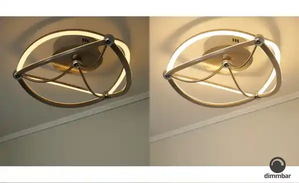 Bild 4 von Trio LED-Deckenleuchte, Nickel-matt, geschwungen Charivari