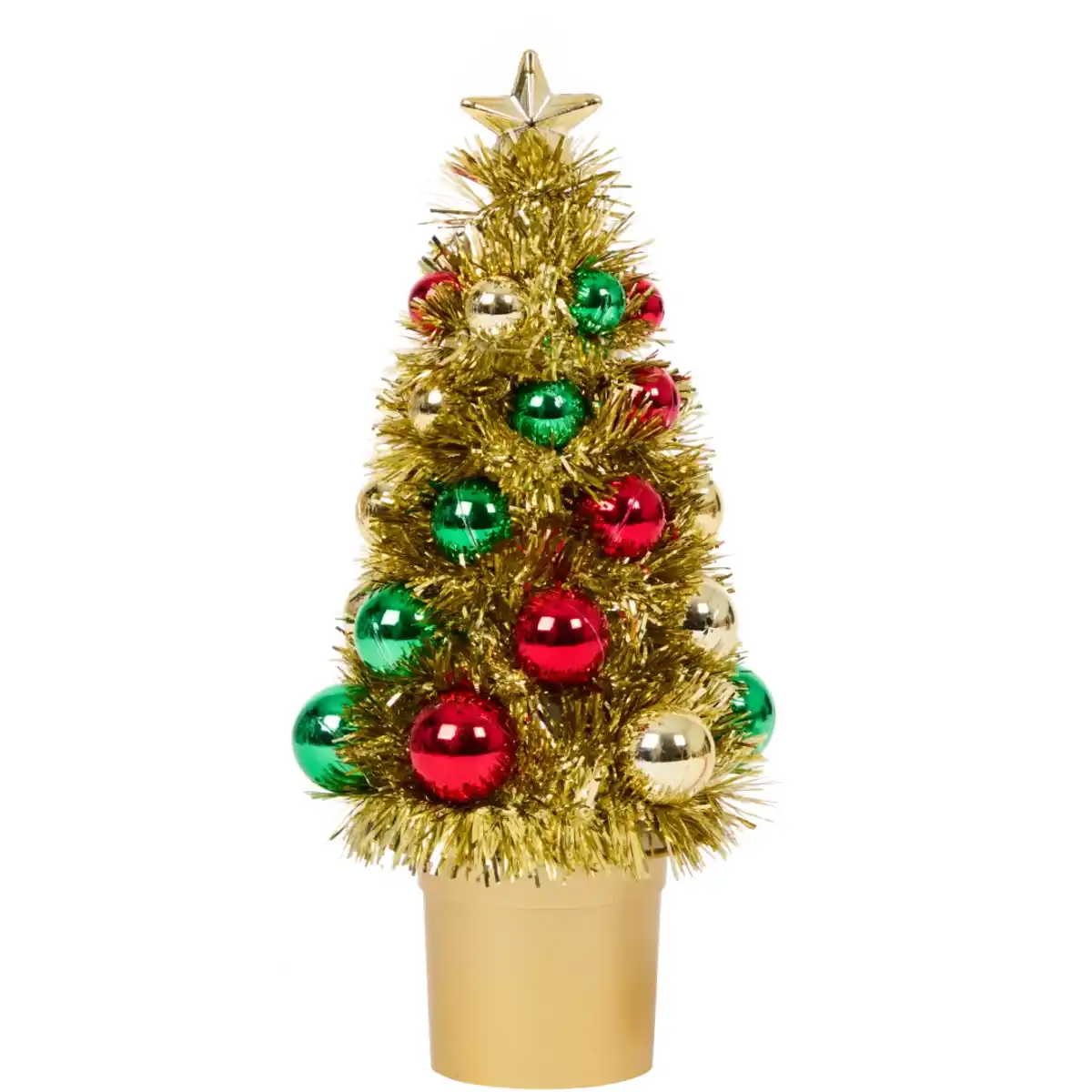 Bild 1 von Künstlicher Mini-Weihnachtsbaum mit Kugeln