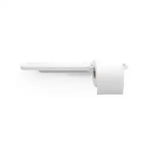 Brabantia Toilettenpapierhalter Mindset, Weiß, Metall, 4.4x8.9x42.1 cm, Badezimmer, WC Ausstattung, Toilettenpapierhalter
