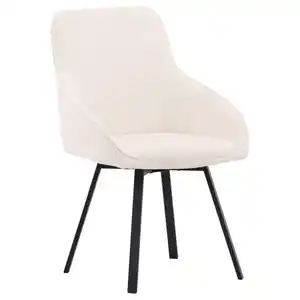 Livetastic Stuhl-Set, Schwarz, Beige, Metall, Textil, zylindrisch, 55x88x60 cm, abwischbar, Esszimmer, Stühle, Esszimmerstühle, Esszimmerstühle-Set