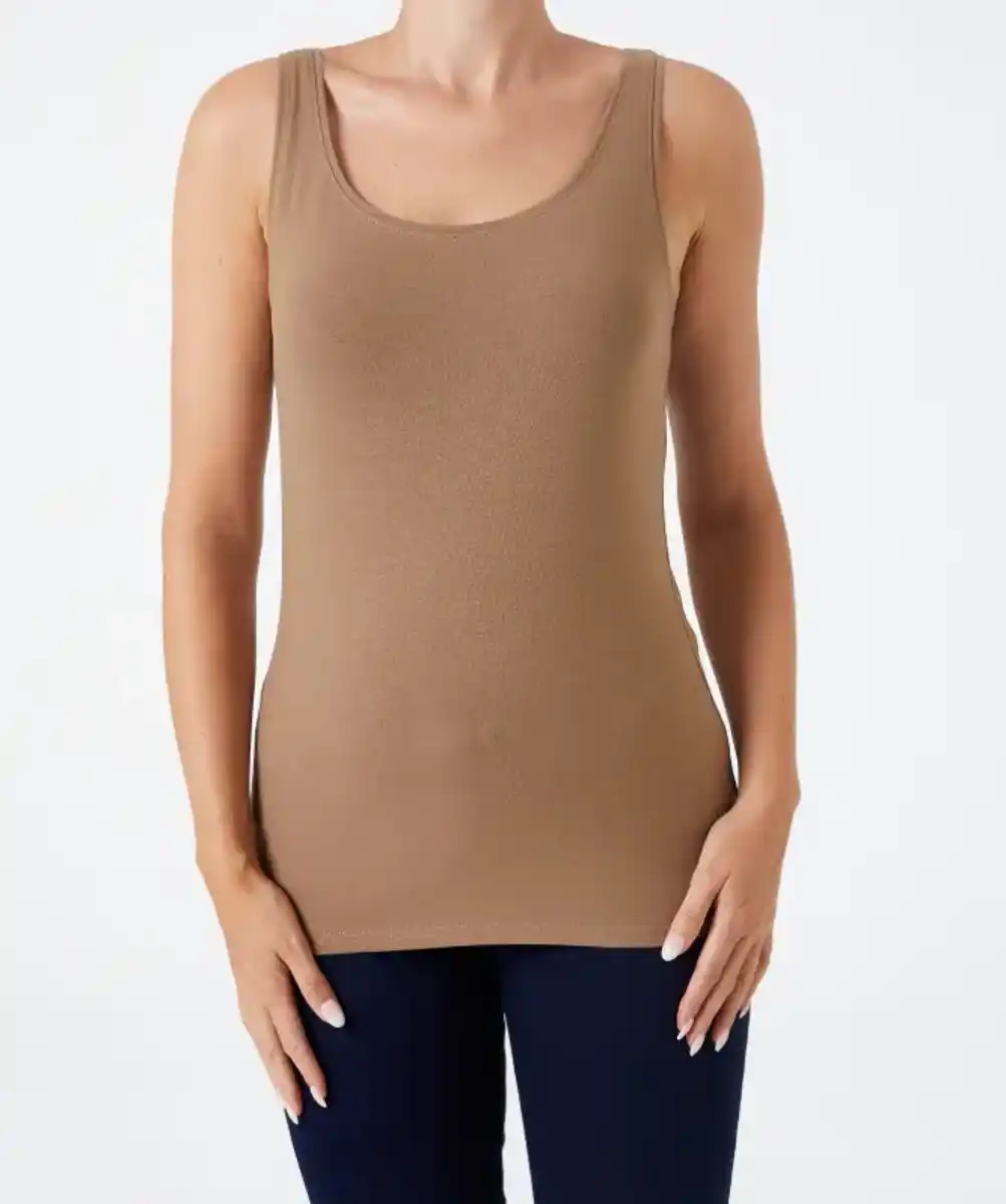 Bild 1 von Basic Tanktop, hellbraun