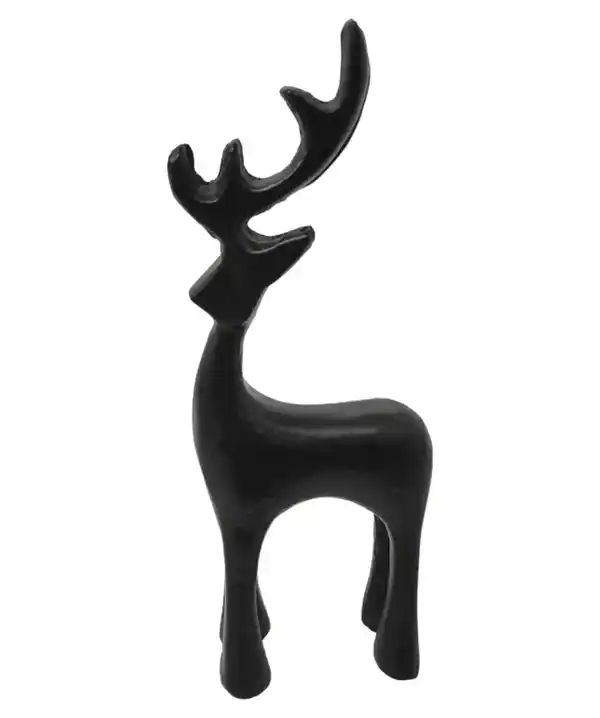 Bild 1 von Deko-Hirsch Weihnachten, schwarz