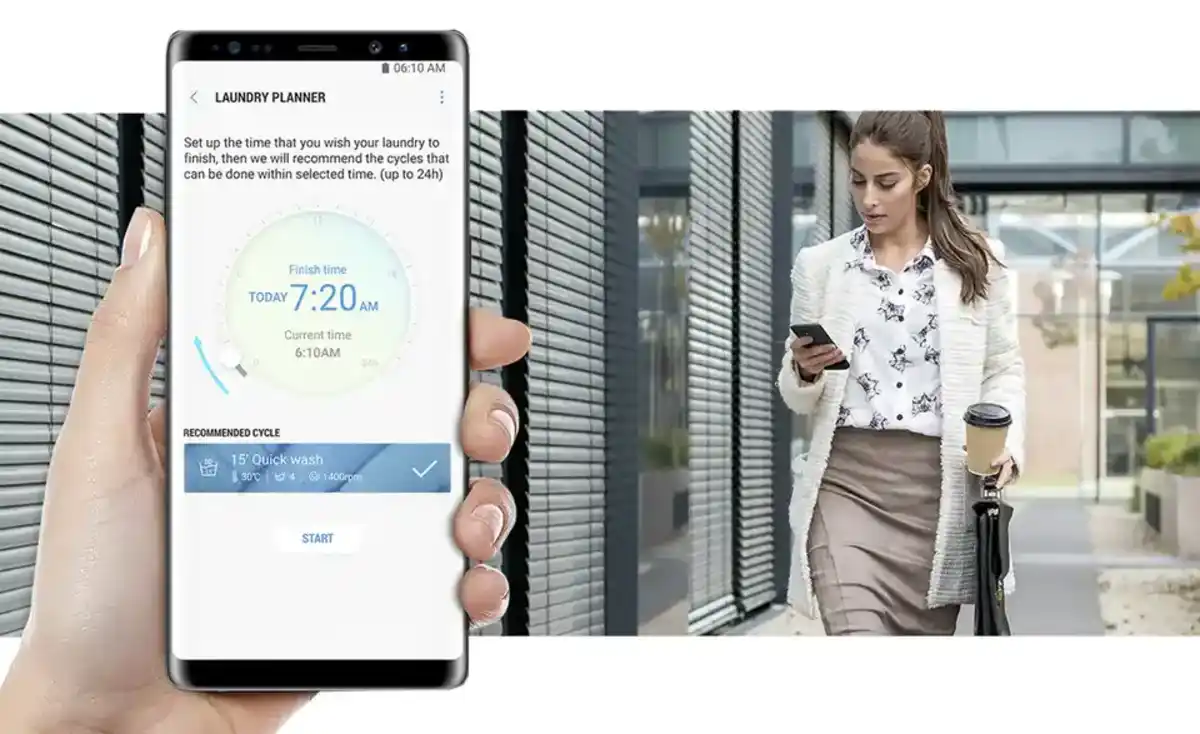 Bild 3 von Samsung Waschvollautomat WW81T554AAW