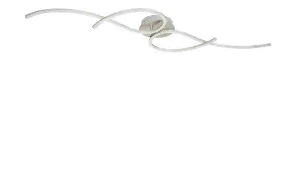 Bild 2 von Paul Neuhaus LED-Deckenleuchte, 2-flammig, Nickel-matt, geschwungen