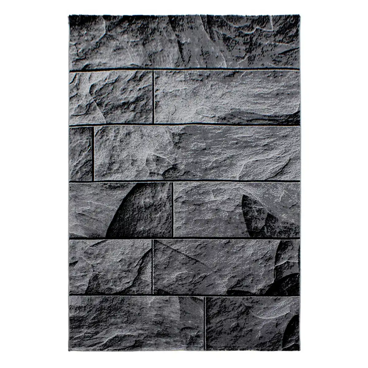 Bild 1 von Flachwebeteppich Parma Schwarz ca. 240x340cm, Schwarz