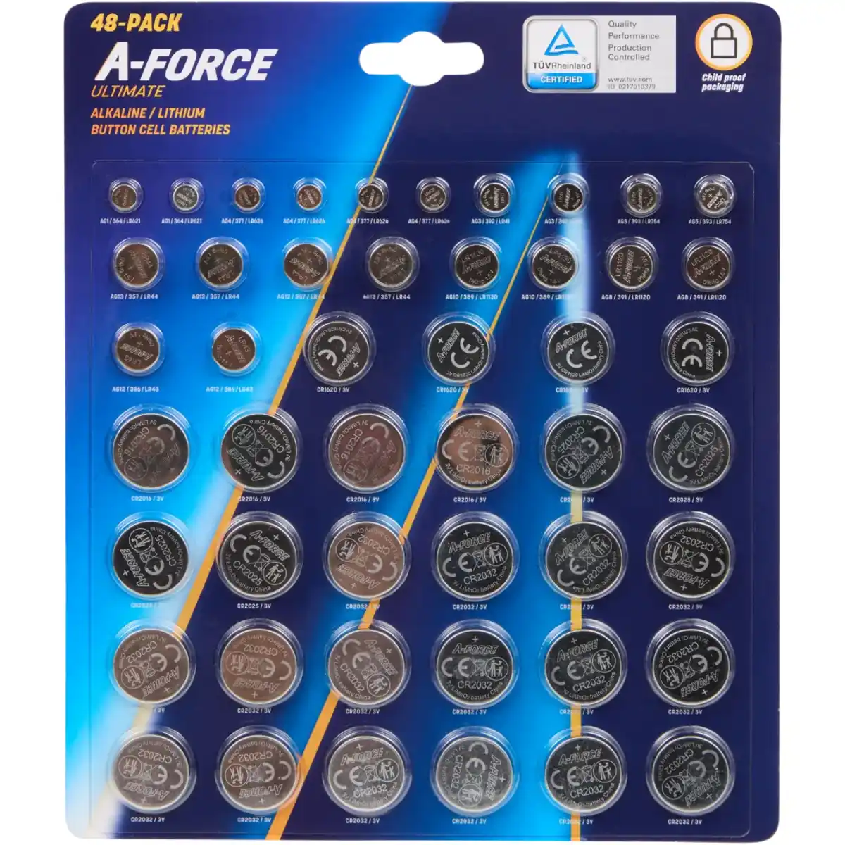 Bild 1 von A-Force Knopfzellenbatterien