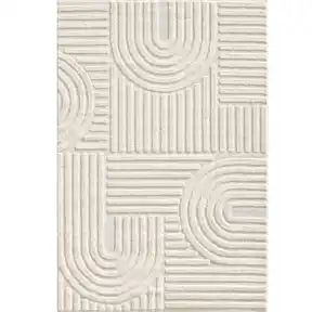 Hochflorteppich Boho Creme ca. 160x230cm, Creme