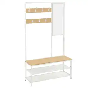 GARDEROBE HSR415W09, Braun, Weiß