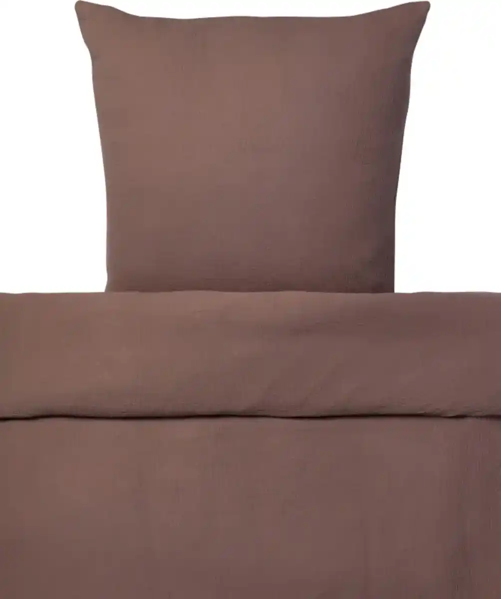 Bild 1 von Musselin-Bettwäsche, braun