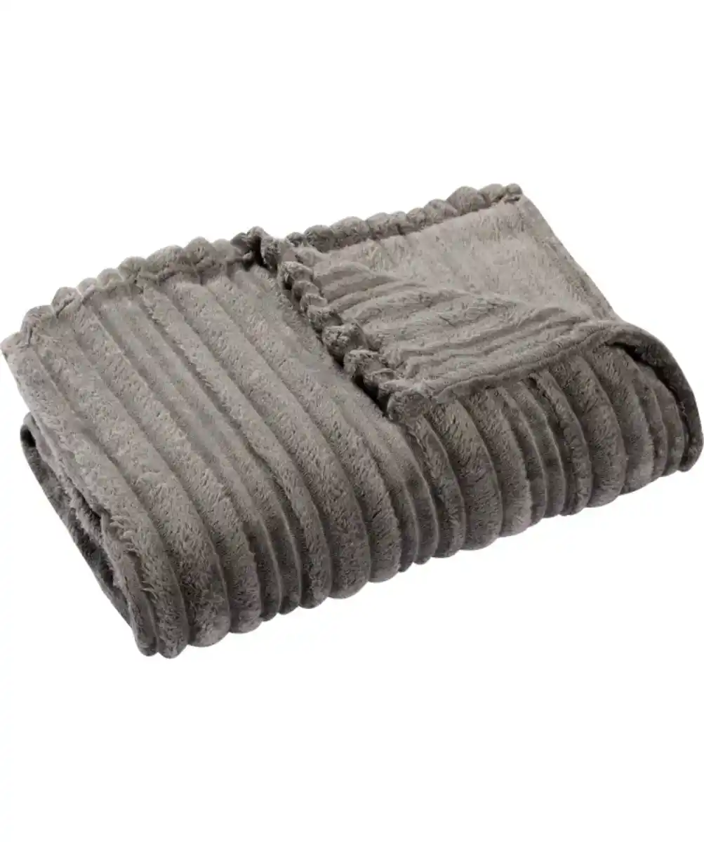 Bild 1 von Flanelldecke, dunkelgrau