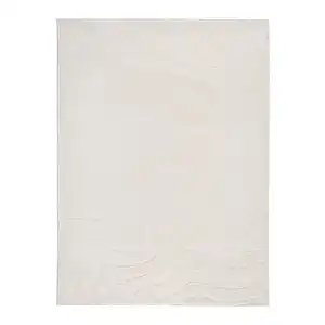 Kunstfell New Wave 3 in Beige ca. 160x230cm, Beige