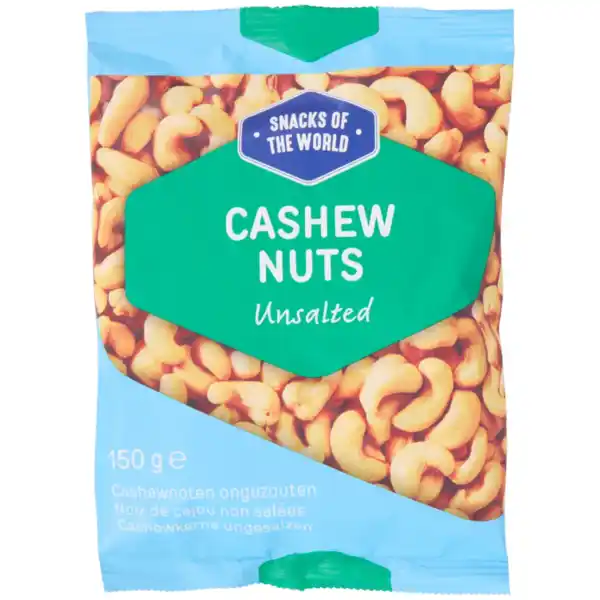 Bild 1 von Snacks of the World Ungesalzene Cashewkerne