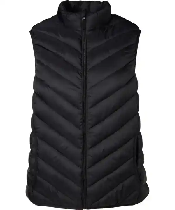 Bild 1 von Steppweste mit Stehkragen, schwarz