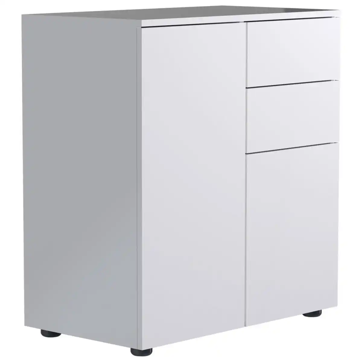 Bild 1 von Mid.you Kommode, Weiß, Holzwerkstoff, 2 Fächer, 2 Schubladen, 70x77x39 cm, erweiterbar, stehend, Wohnzimmer, Kommoden & Sideboards, Kommoden