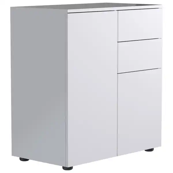 Bild 1 von Mid.you Kommode, Weiß, Holzwerkstoff, 2 Fächer, 2 Schubladen, 70x77x39 cm, erweiterbar, stehend, Wohnzimmer, Kommoden & Sideboards, Kommoden