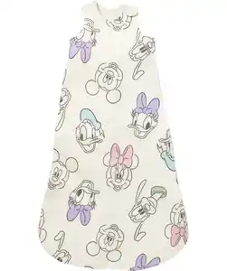 Mickey and Minnie Schlafsack, offwhite bedruckt