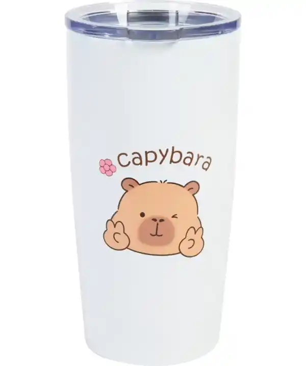Bild 1 von Isolierbecher Capybara, weiß
