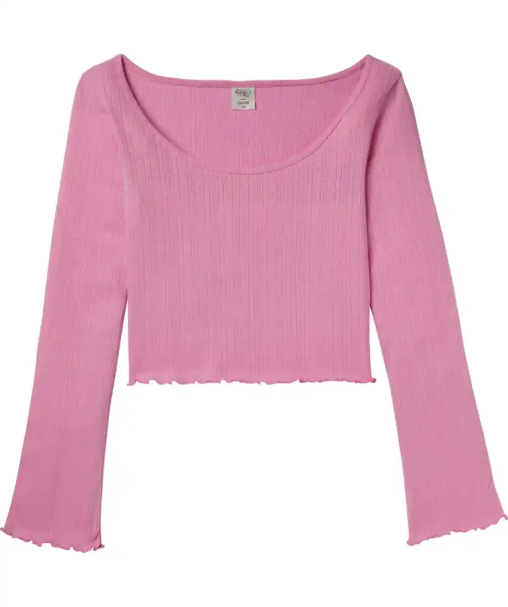 Bild 1 von Langarmshirt cropped, rosa