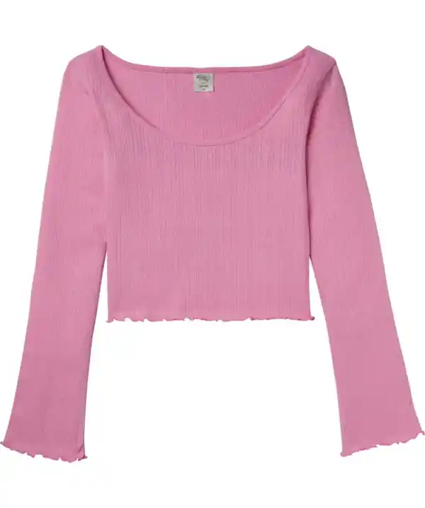 Bild 1 von Langarmshirt cropped, rosa
