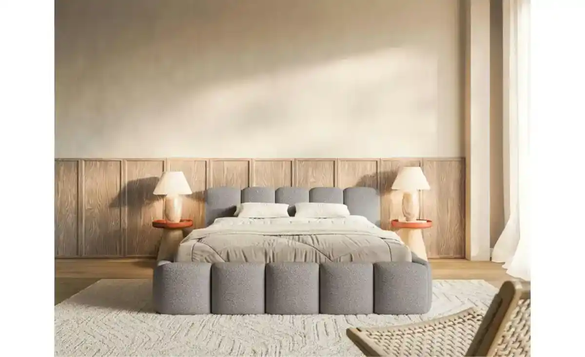 Bild 1 von Selsey Polsterbett mit Bettkasten Cloudy Low