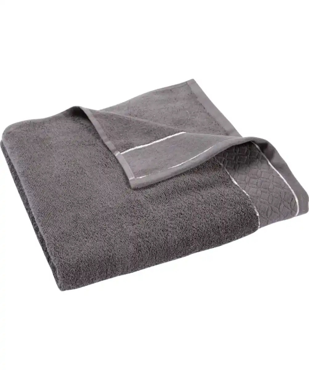 Bild 1 von Duschtuch mit metallisiertem Garn, grau