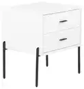 Bild 1 von Nachttisch Pelotas Weiß/Schwarz, Weiß