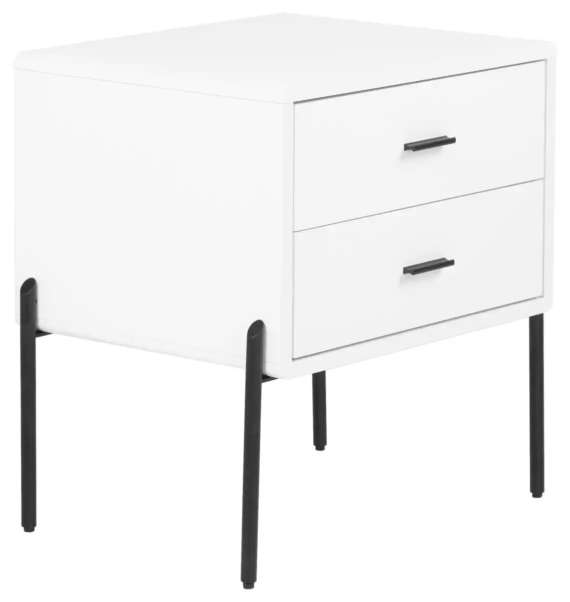 Bild 1 von Nachttisch Pelotas Weiß/Schwarz, Weiß