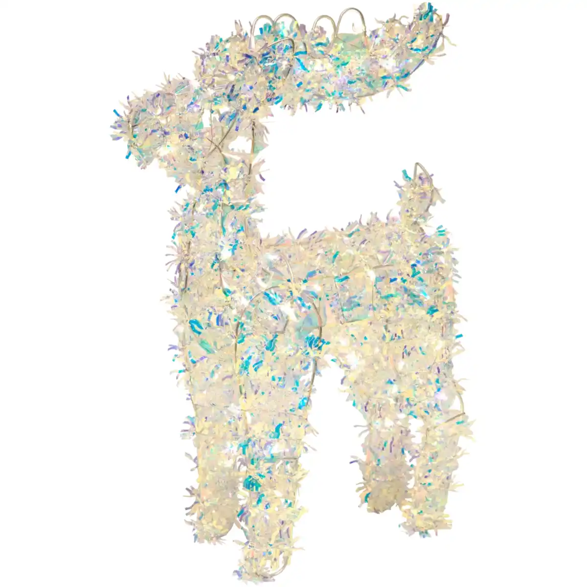 Bild 2 von Lamettarentier mit LED-Beleuchtung