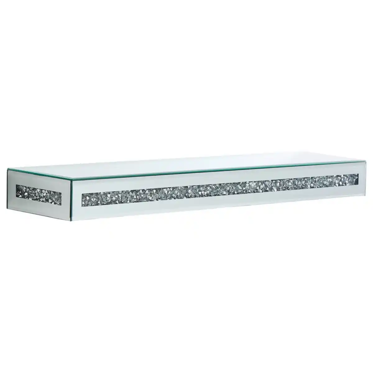 Bild 1 von Xora Wandboard, Silber, Glas, Holzwerkstoff, 70x6x16 cm, Wohnzimmer, Regale, Wandboards